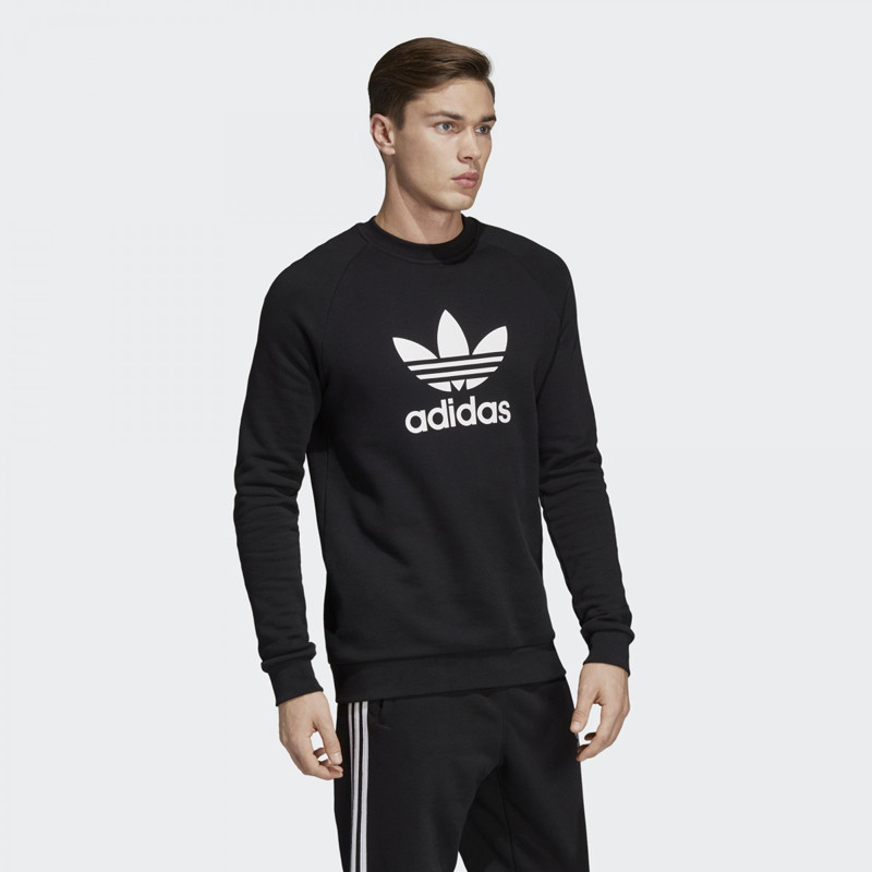 Crew Sweatshirt Trefoil Warm Up foto 3