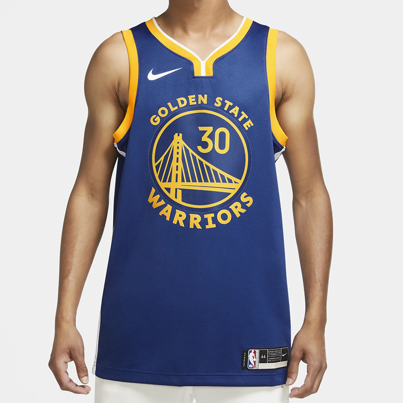 BAJU BASKET NIKE Stephen Curry Warriors Icon Edition Swingman Jersey