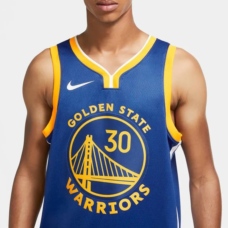BAJU BASKET NIKE Stephen Curry Warriors Icon Edition Swingman Jersey
