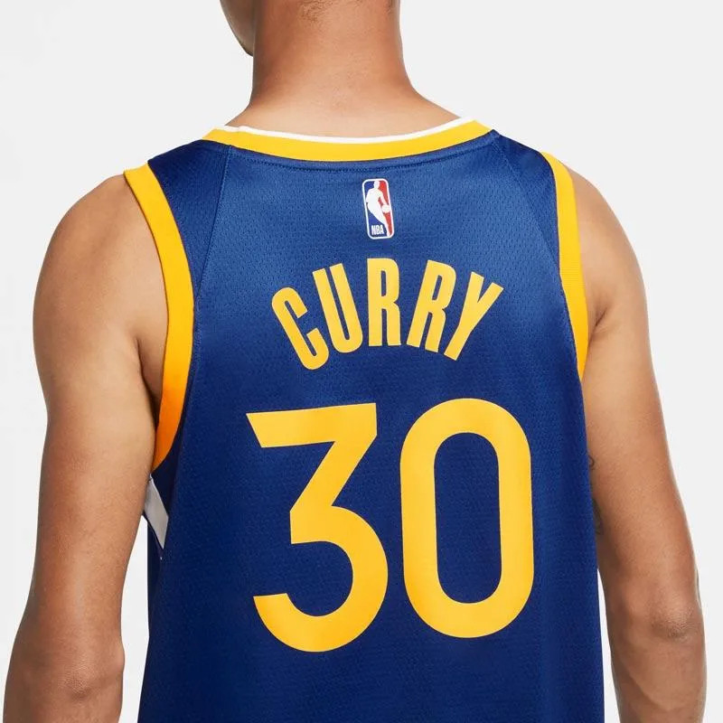 BAJU BASKET NIKE Stephen Curry Warriors Icon Edition Swingman Jersey