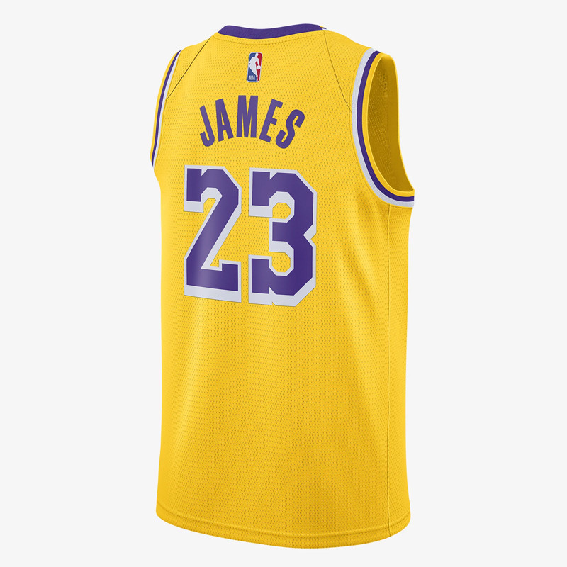 BAJU BASKET NIKE LeBron James LA Lakers Icon Edition Swingman Jersey