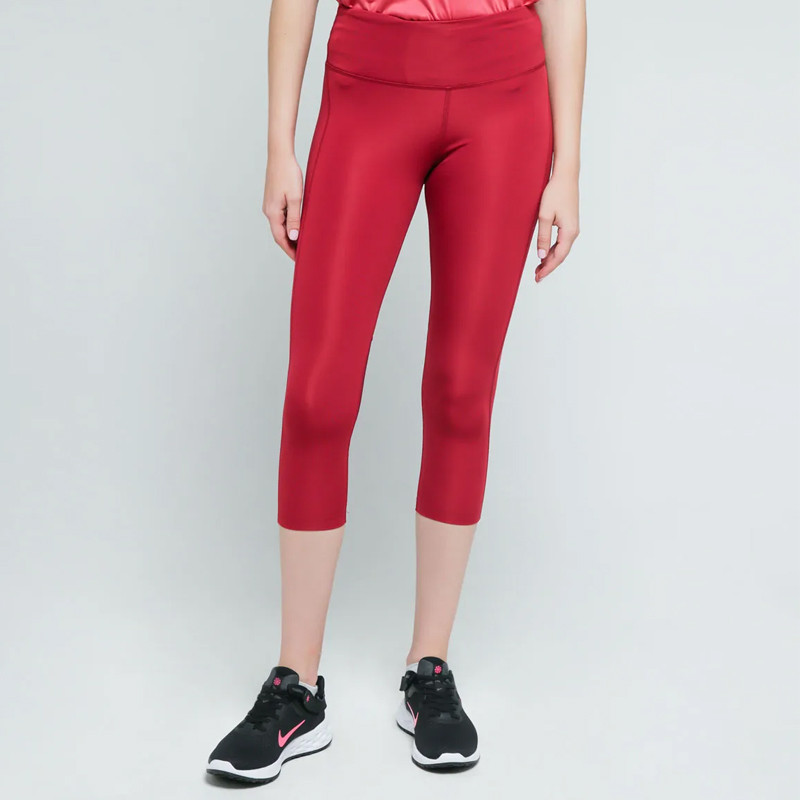Jual CELANA LARI Wanita NIKE Wmns Dri-FIT Fast Crop Tights Red