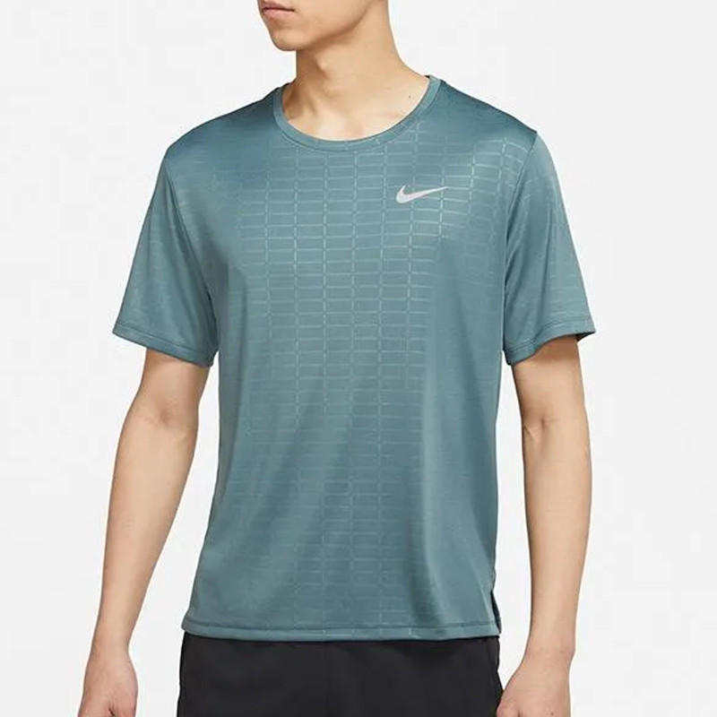 BAJU LARI NIKE Miler Short Sleeve Emboss Tee