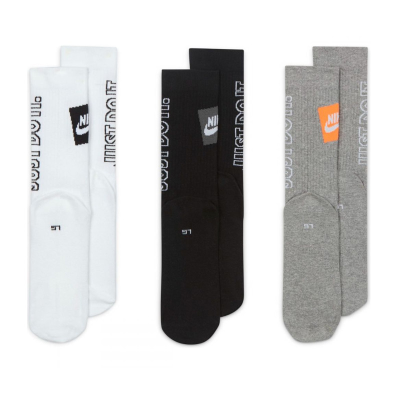 KAOS KAKI SNEAKERS NIKE 3pk Everyday Essential Crew Socks