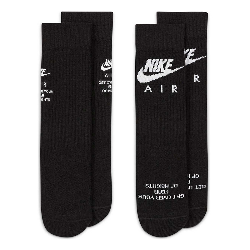 KAOS KAKI SNEAKERS NIKE 2PK SNKR CREW AIR SOCKS
