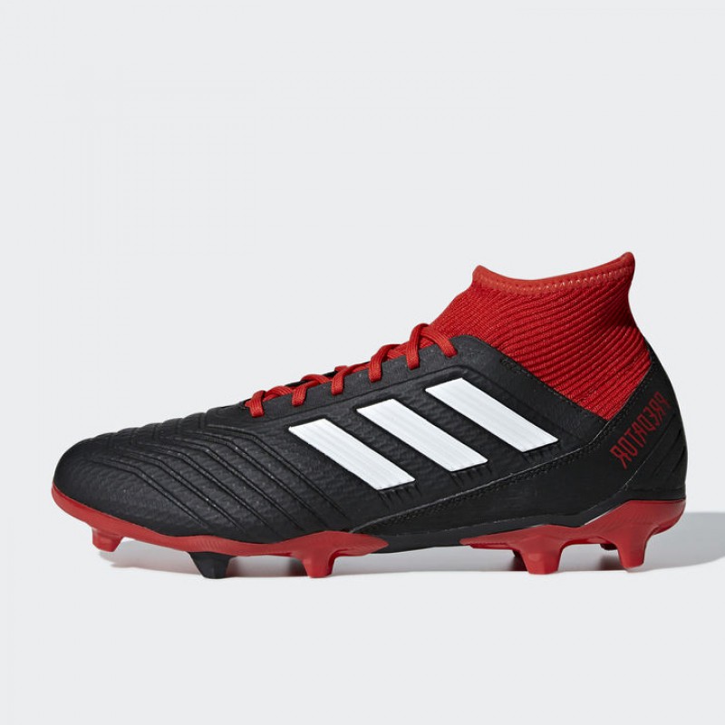 Football Shoes Fg Adidas Sepatu Football Adidas Predator Fg Black Red