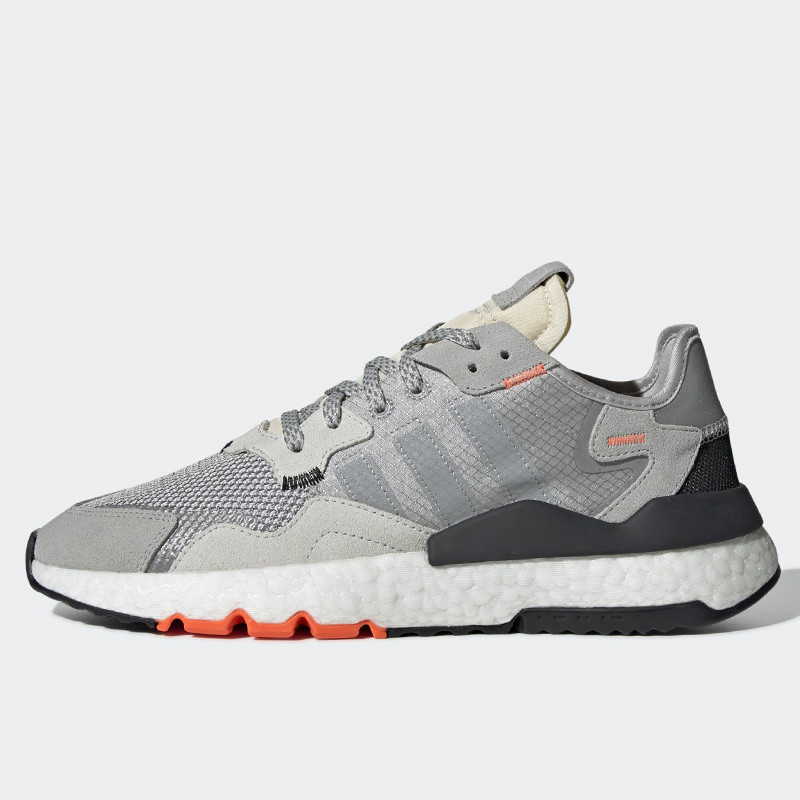 Sepatu Sneakers Adidas Nite Jogger Grey Two