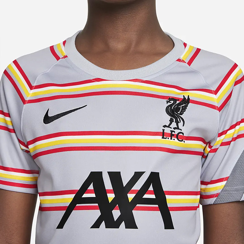 BAJU FOOTBALL NIKE Liverpool FC Pre-Match Kids Tee