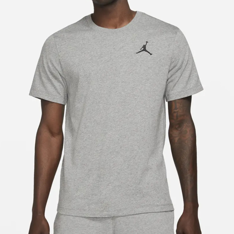 Baju Basket Air Jordan Jumpman Short Sleeve Tee Carbon Heather
