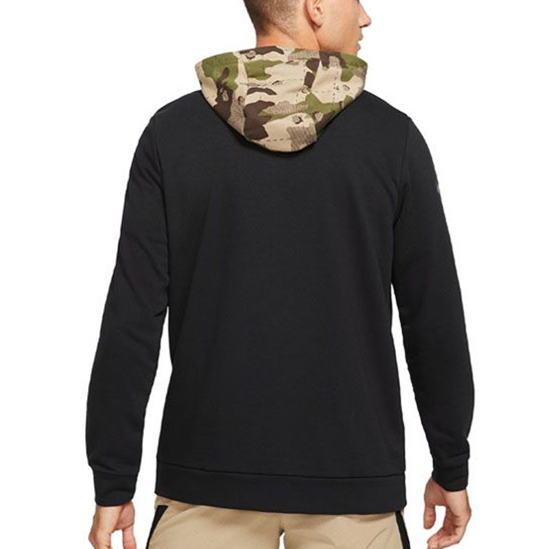 BAJU TRAINING NIKE Dri-FIT Full-Zip Camo Hoodie