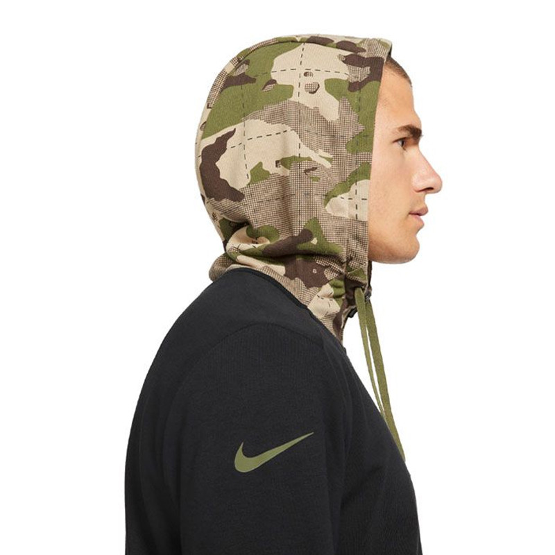 BAJU TRAINING NIKE Dri-FIT Full-Zip Camo Hoodie