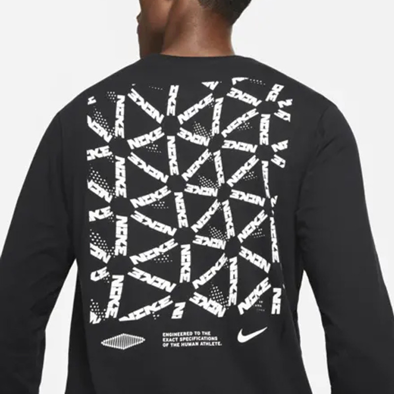 BAJU TRAINING NIKE Dri-FIT Long-Sleeve T-Shirt