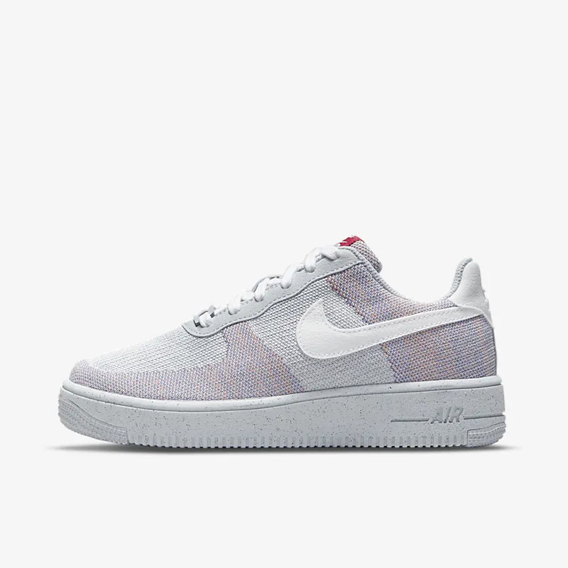 Sepatu Sneakers Nike Air Force Crater Flyknit Gs Wolf Grey