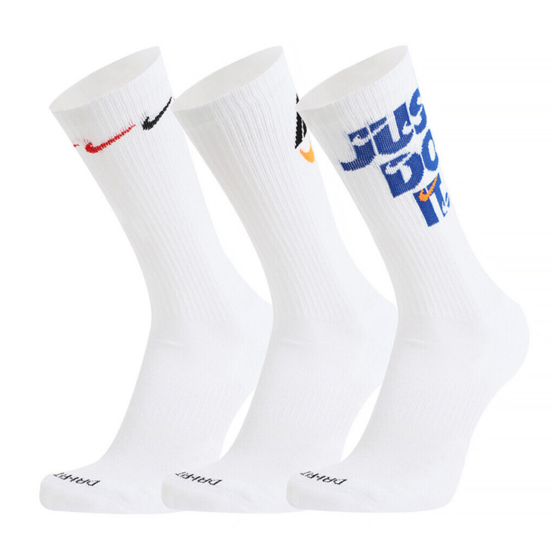 KAOS KAKI SNEAKERS NIKE 3PK Everyday Plus Cushioned Crew Socks