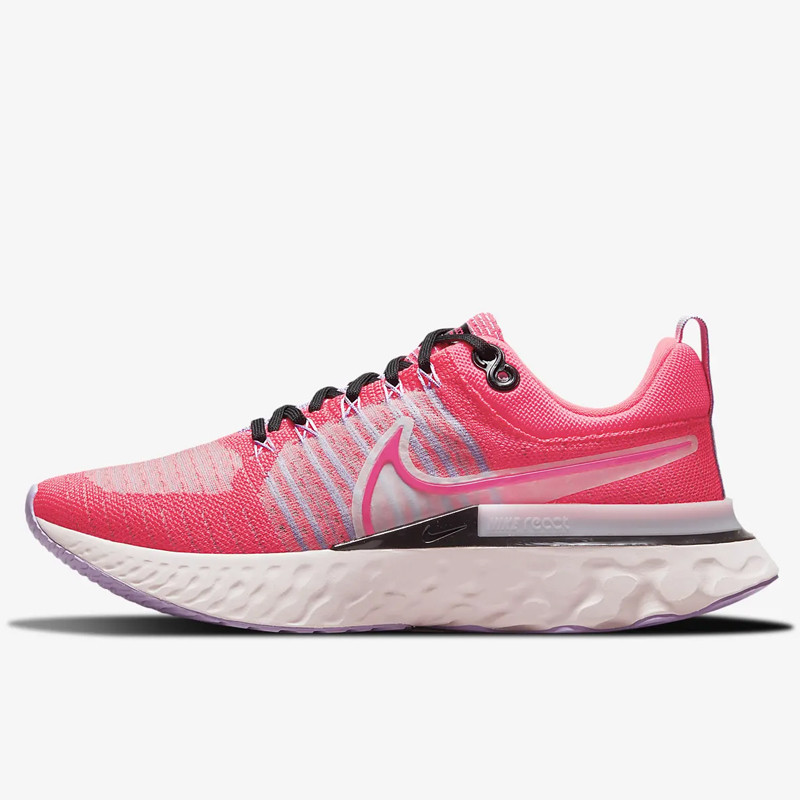 Sepatu Lari Nike Wmns React Infinity Run Flyknit Racer Pink