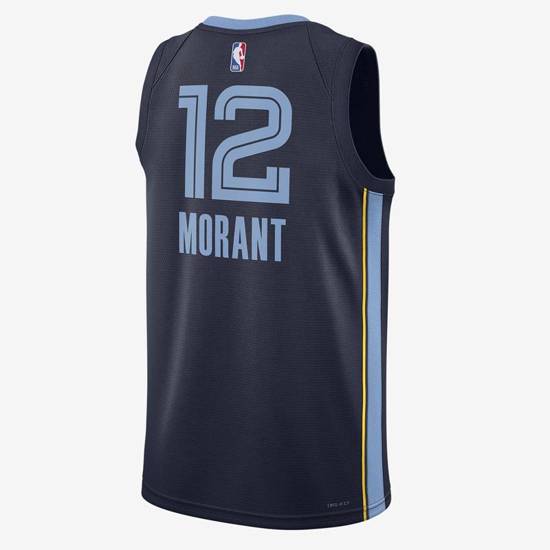 BAJU BASKET NIKE Ja Morant Memphis Grizzlies Icon Edition Swingman Jersey