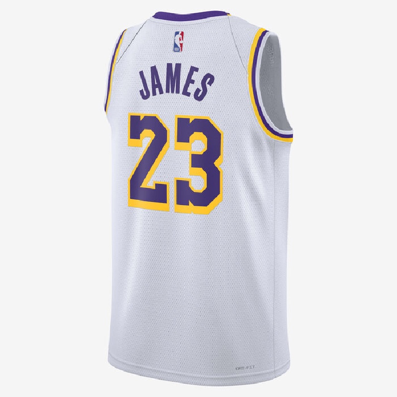 BAJU BASKET NIKE Lebron James Los Angeles Lakers Association Edition Swingman Jersey