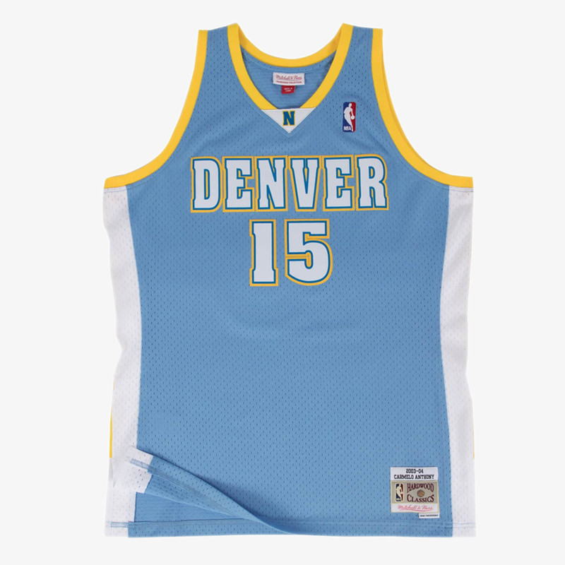 BAJU BASKET MITCHELL N NESS Denver Nuggets Carmelo Anthony Swingman Jersey