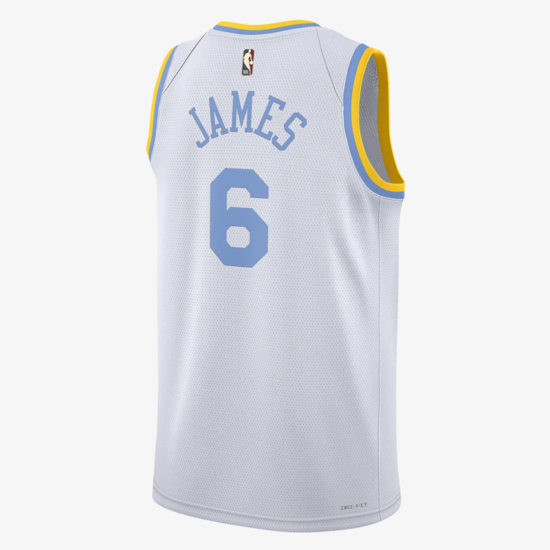 BAJU BASKET NIKE Lebron James Los Angeles Lakers HWC Swingman Jersey