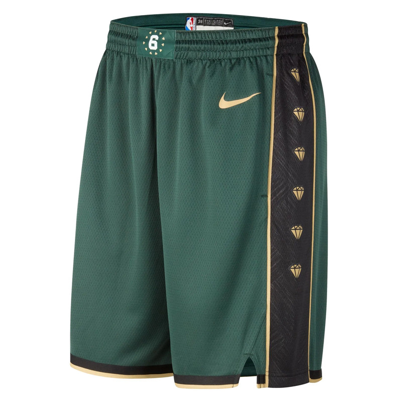 Celana Basket Nike Boston Celtics City Edition Short Pro Green