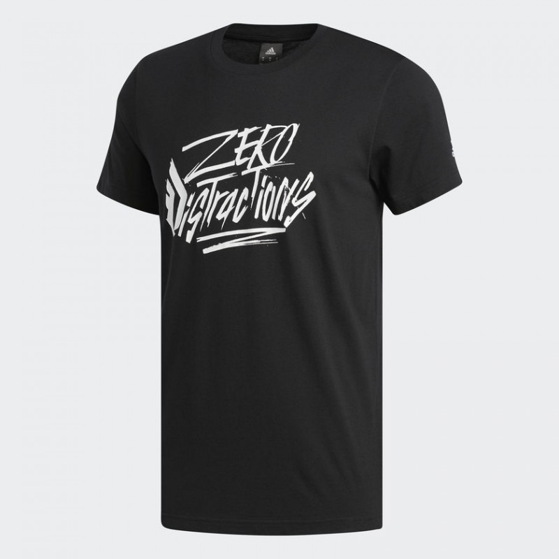 BAJU BASKET ADIDAS Dame Slogan Tee