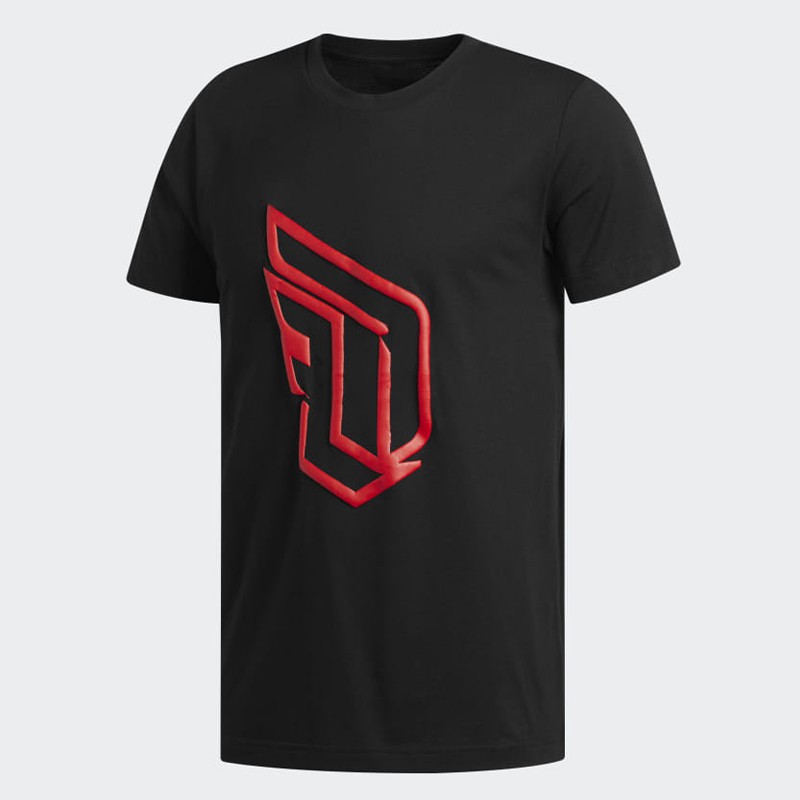 BAJU BASKET ADIDAS Dame Logo Graphic Tee