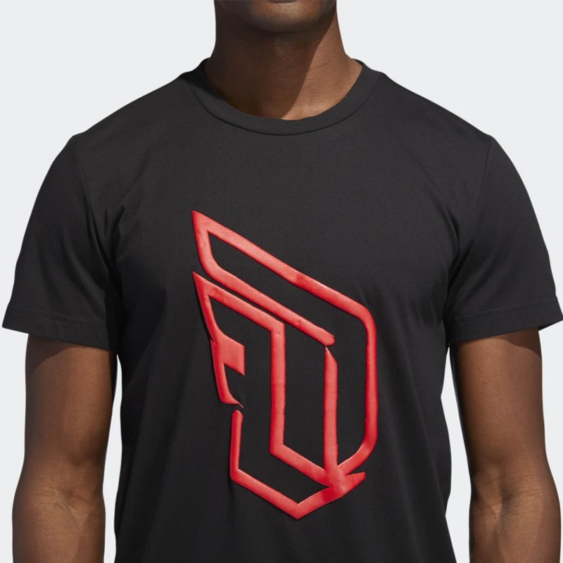 BAJU BASKET ADIDAS Dame Logo Graphic Tee