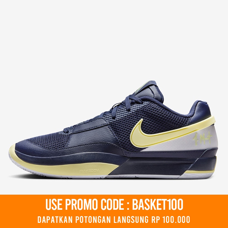 Jual Sepatu Basket Nike Ja Morant 1 Ep Midnight Navy Original Dr8786 ...