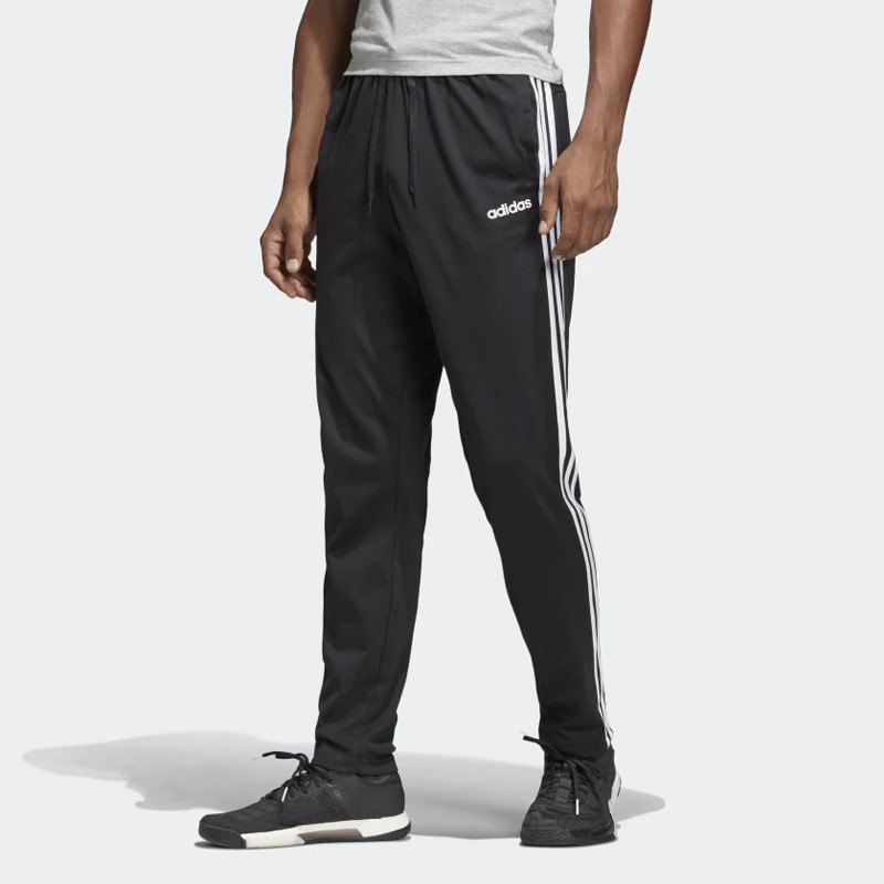 CELANA TRAINING ADIDAS Essentials 3-Stripes Tapered Open Hem Pants