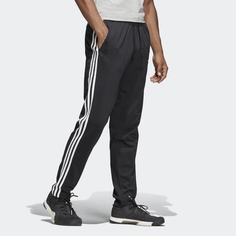 CELANA TRAINING ADIDAS Essentials 3-Stripes Tapered Open Hem Pants
