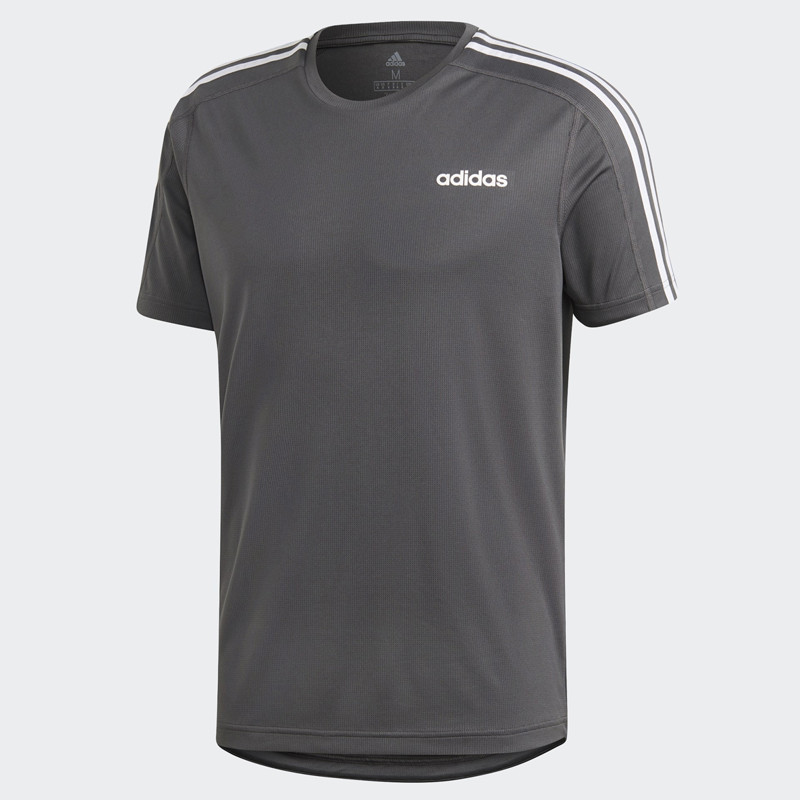 Stripes Tee Three Stripes Adidas Shirt Baju Training Adidas Design - Main Image