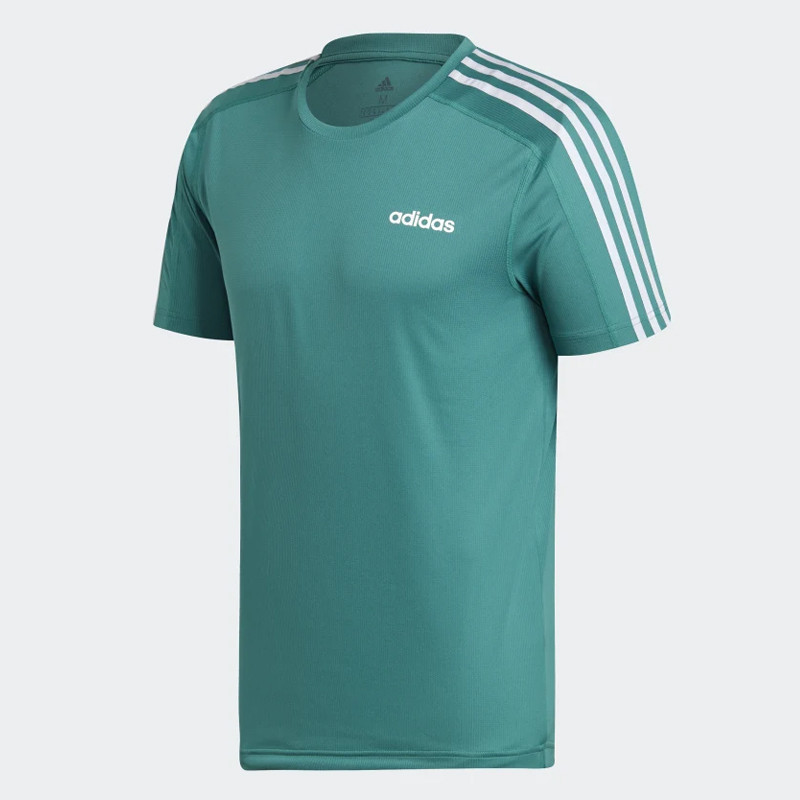 Baju Training Adidas Design Move 3-stripes Tee Active Green