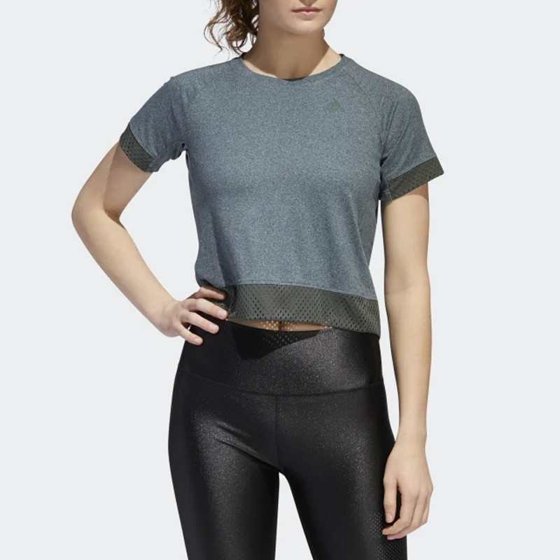 BAJU TRAINING ADIDAS Wmns Boxy Mesh Tee