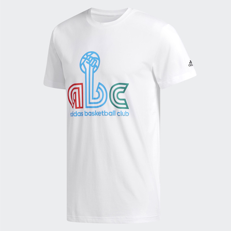BAJU BASKET ADIDAS ABC Hand Graphic Tee
