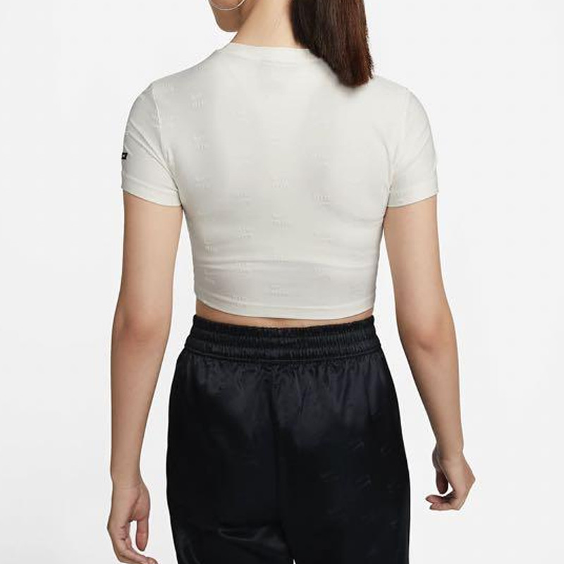 BAJU SNEAKERS NIKE Wmns Air Short Sleeve Crop Top