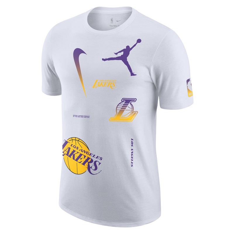 BAJU BASKET NIKE Los Angeles Lakers Courtside Statement Edition Max90 Tee