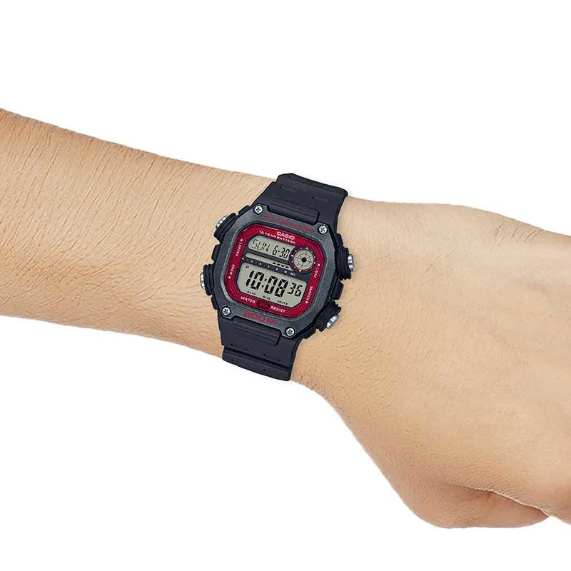 Youth Series Digital Dial Black Resin Strap foto 4
