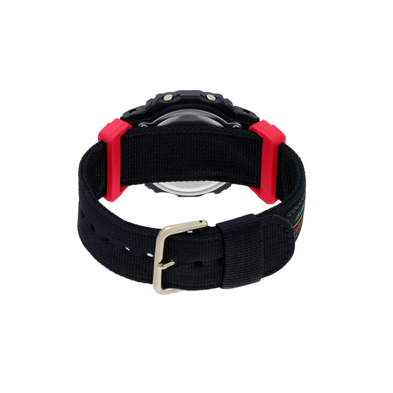 JAM TANGAN  CASIO G-shock Winter Premium Christmas Series Digital Dial Black Nylon Strap 