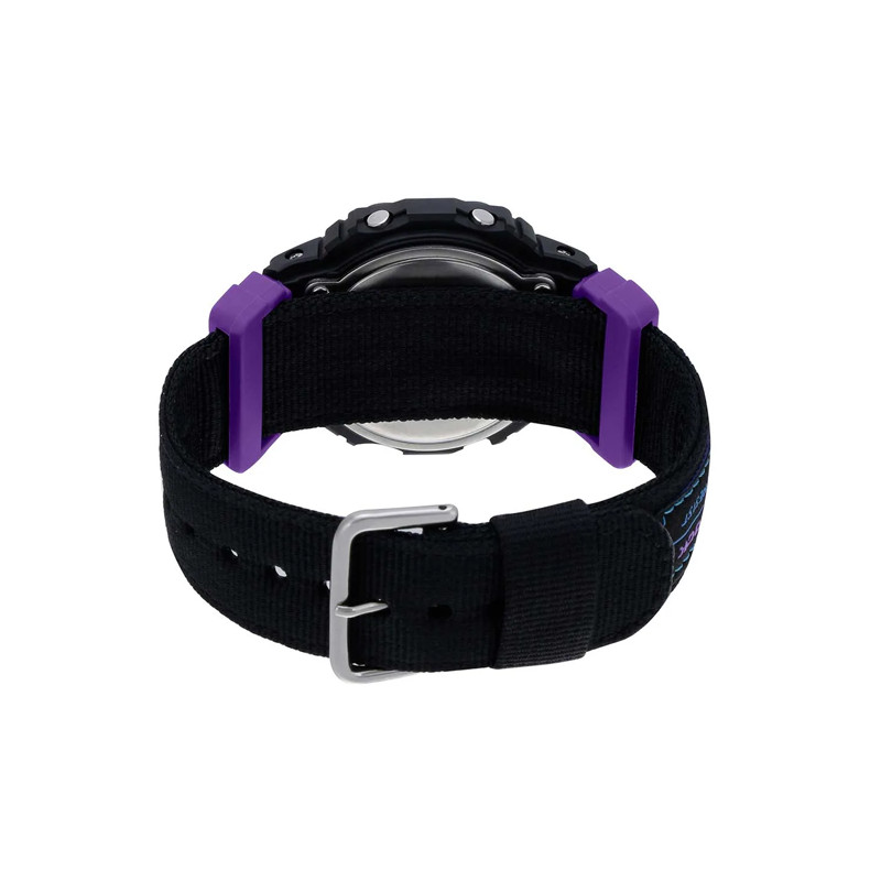 JAM TANGAN  CASIO G-shock Special Color Digital Dial Black Nylon Strap