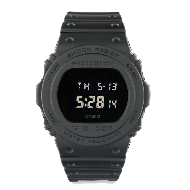 JAM TANGAN  CASIO G-Shock Water Resistant 200M Black Resin Strap