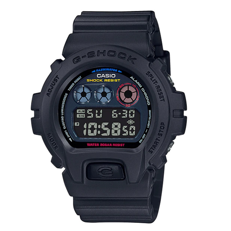 JAM TANGAN  CASIO G-shock Digital Black Dial Black Resin Strap