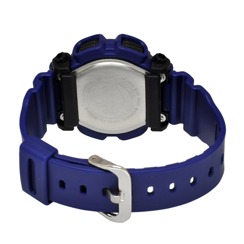 JAM TANGAN  CASIO G-Shock Digital Dial Blue Resin Strap