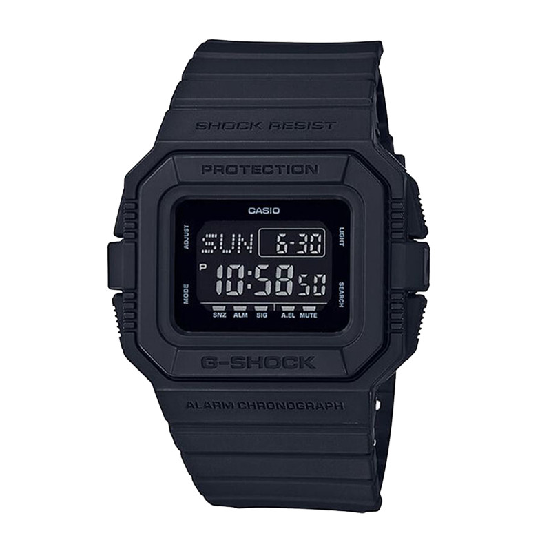 JAM TANGAN  CASIO G-shock Clock Alarm Chronograph Black Resin Band