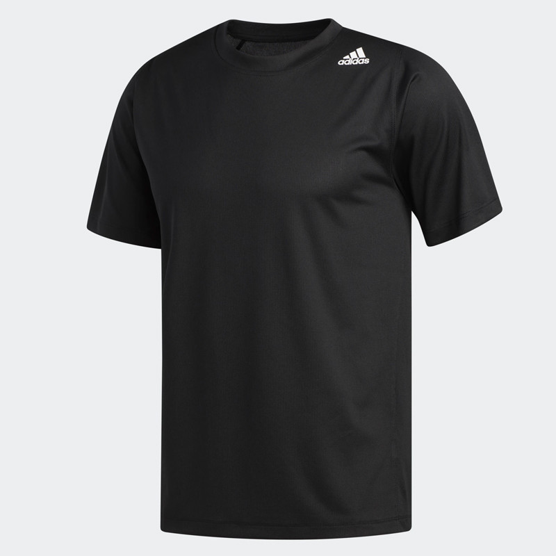 Baju Training Adidas Freelift Sport Fitted 3-stripes Tee Black