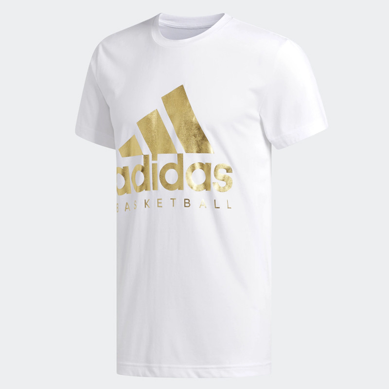 BAJU SNEAKERS ADIDAS Gold Foil Badge of Sport Tee