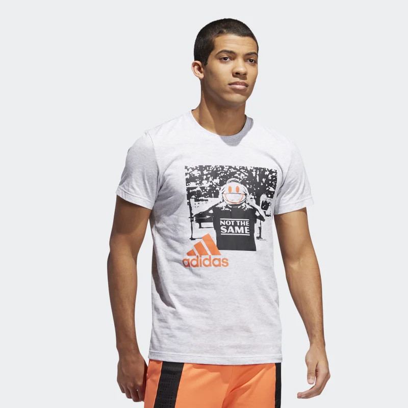 BAJU BASKET ADIDAS Basketball Not Same Art Tee