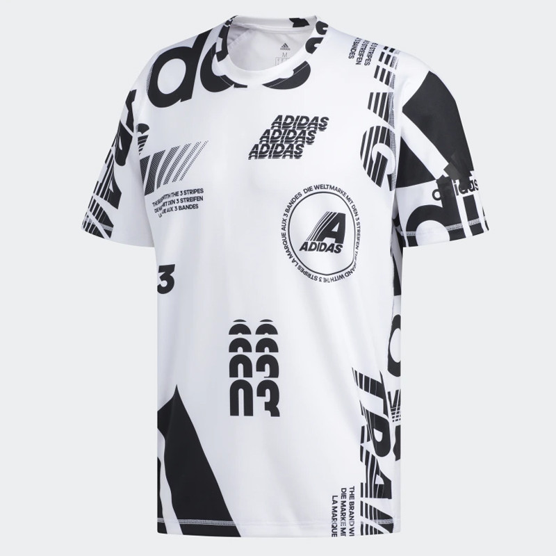 BAJU TRAINING ADIDAS Freelift Daily Print Tee