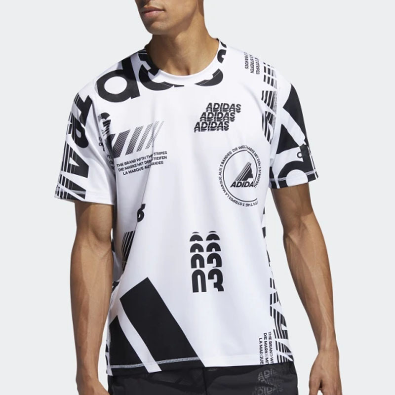 BAJU TRAINING ADIDAS Freelift Daily Print Tee