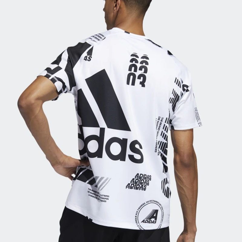 BAJU TRAINING ADIDAS Freelift Daily Print Tee