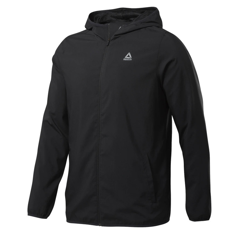 Baju Training Reebok Essentials Woven Jacket Black